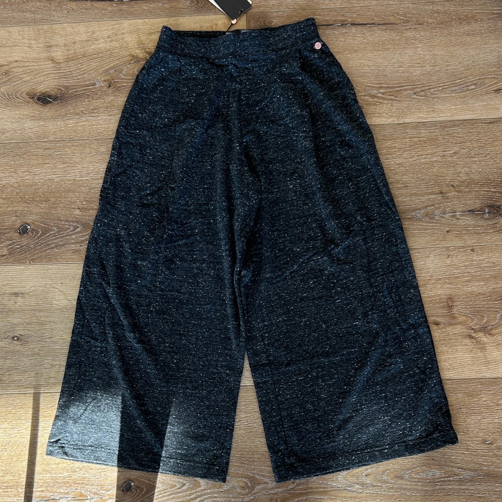 CALIA by Carrie Underwood Charcoal Wide-Leg Athleisure Sweatpants w/Pleat NWT XS